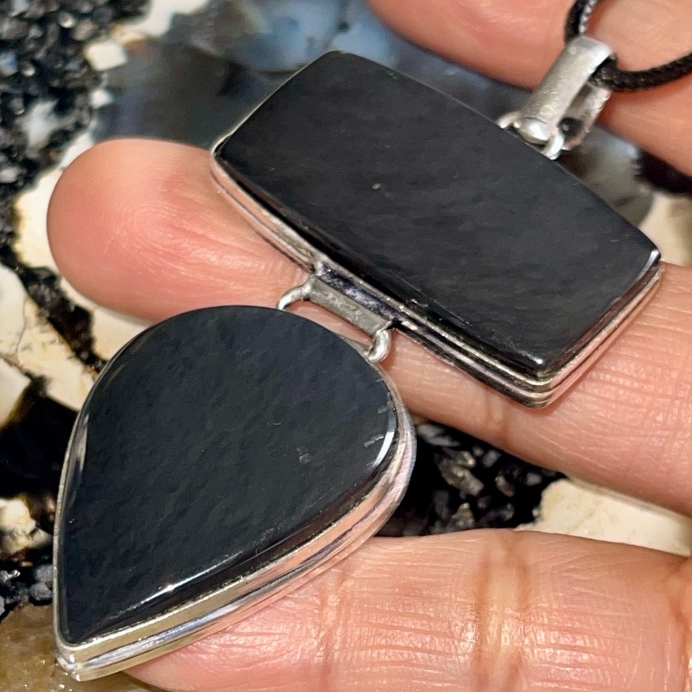 Shungite Pendant 2 1/2”